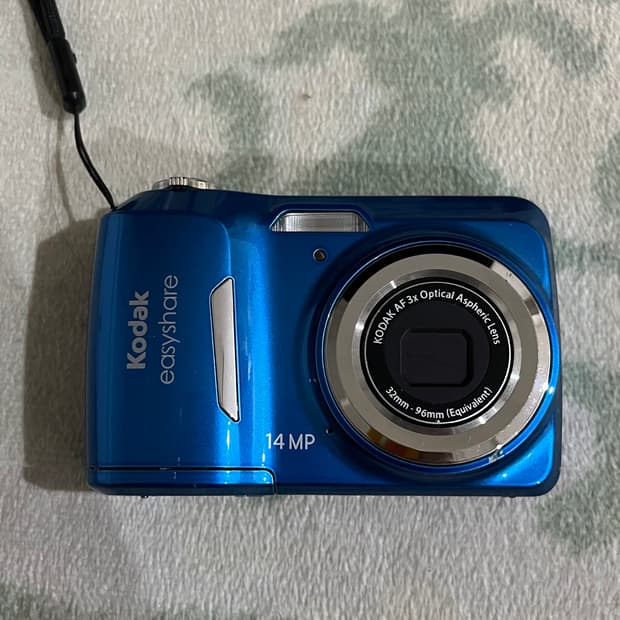 코닥 c1530 쨍한 블루 빈티지 카메라 디카