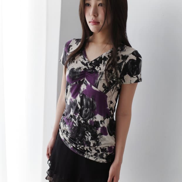 painting shirring half T