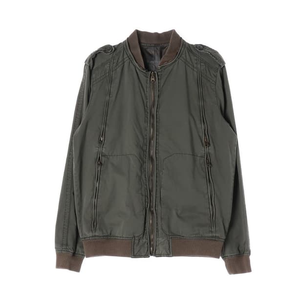 자라 코튼 블루종 L