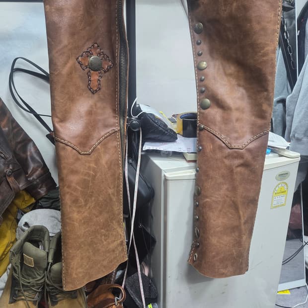 가죽  챕스   웨스턴   스타일