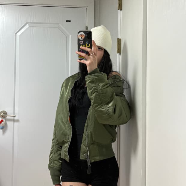 상태굿)알파인더스트리 ma-1 