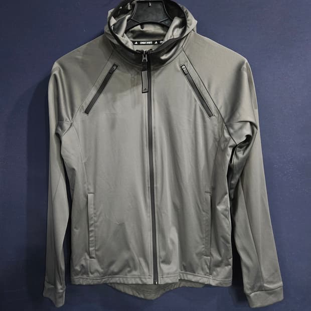 아디다스 삼선 그레이 남성 슬림핏 95 후드집업 