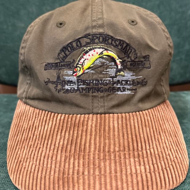 90s 폴로 랄프로렌 폴로스포츠맨 피싱 캡 코듀로이 브림 빈티지