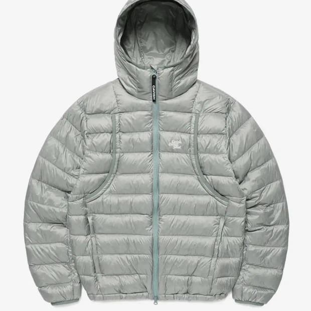 카비시 경량패딩 다운 자켓 겨울 아우터 카키 m size