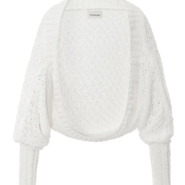 쓰리타임즈 포니 볼레로 새상품 (화이트)