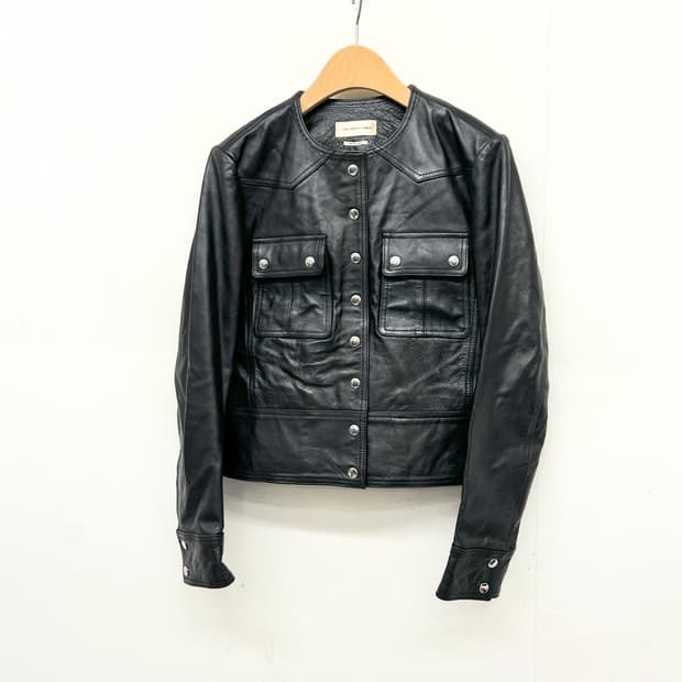 이자벨마랑 에뚜왈 블랙 가죽 자켓