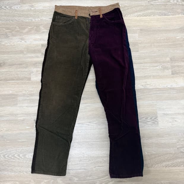 빈티지 패치워크 코듀로이팬츠31