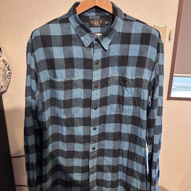 RRL 버팔로 체크셔츠