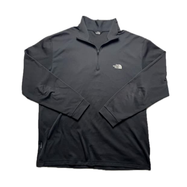 노스페이스 검정 기능성 긴팔 티셔츠 중고 구제 빈티지