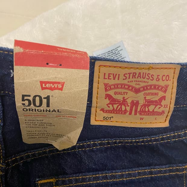 새상품) 리바이스 501 오리지널 진청 27 x30