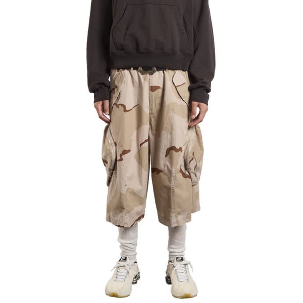 (새상품) 네버포겟 3D 트위스트 카고 쇼츠 데저트