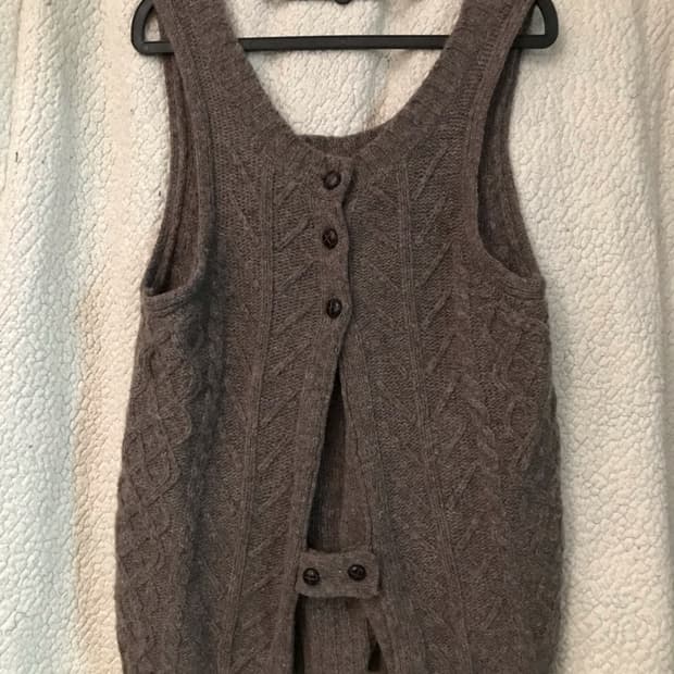 빈티지 브라운 슬리브리스