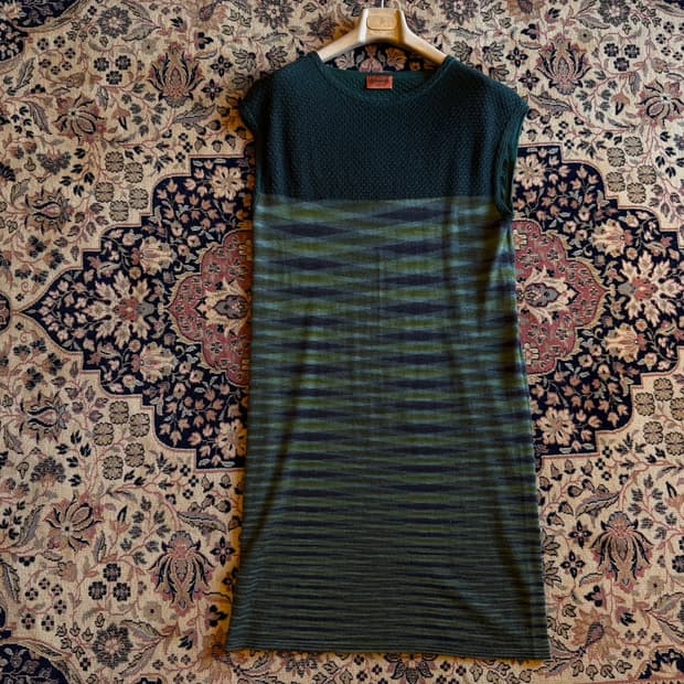 미쏘니 울 패브릭 원피스 66~77