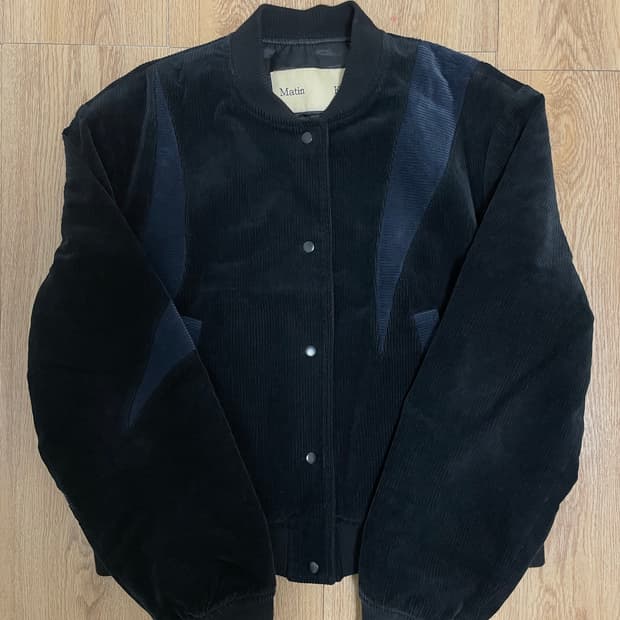 마뗑킴 코듀로이 베이스볼 자켓