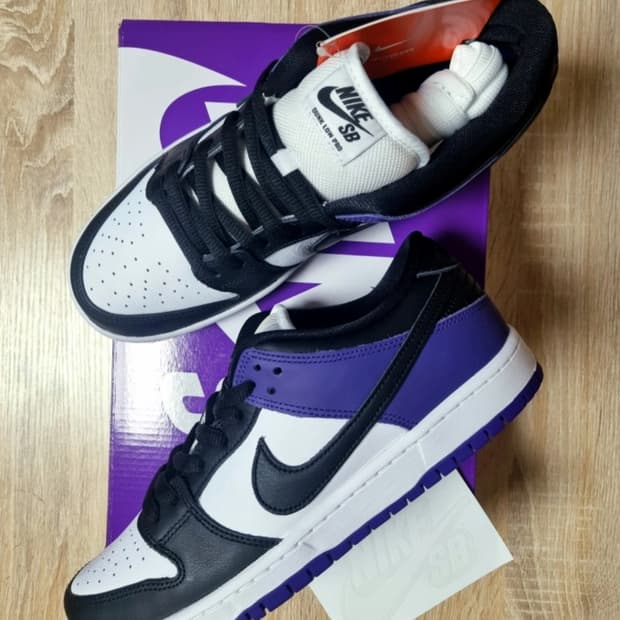 [275]나이키 SB 덩크 로우 코트퍼플 