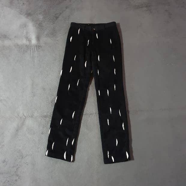 2 강정석 비 알파카 트라우저 플리스 팬츠 블랙