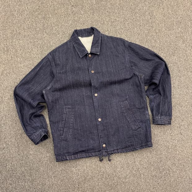 S)GU 빈티지 스트링 데님 자켓