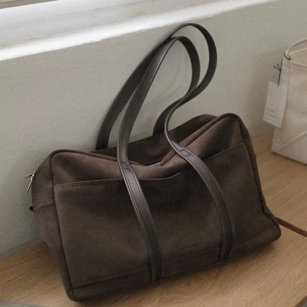 노이에 스웨이드 보스턴백