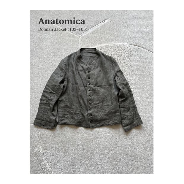 아나토미카 린넨 돌먼 자켓 (103-105)