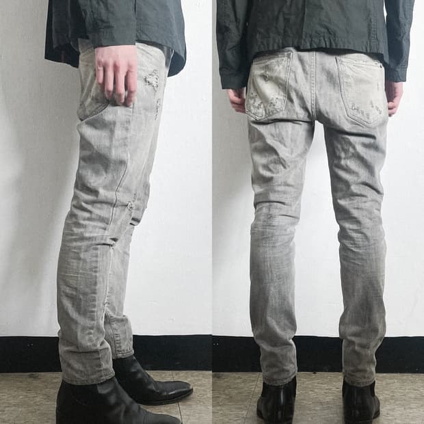 디스퀘어드2 그런지 디스트로이드 워시드 데님