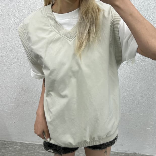 나이키 재팬 00s 스우시 나일론 조끼 L