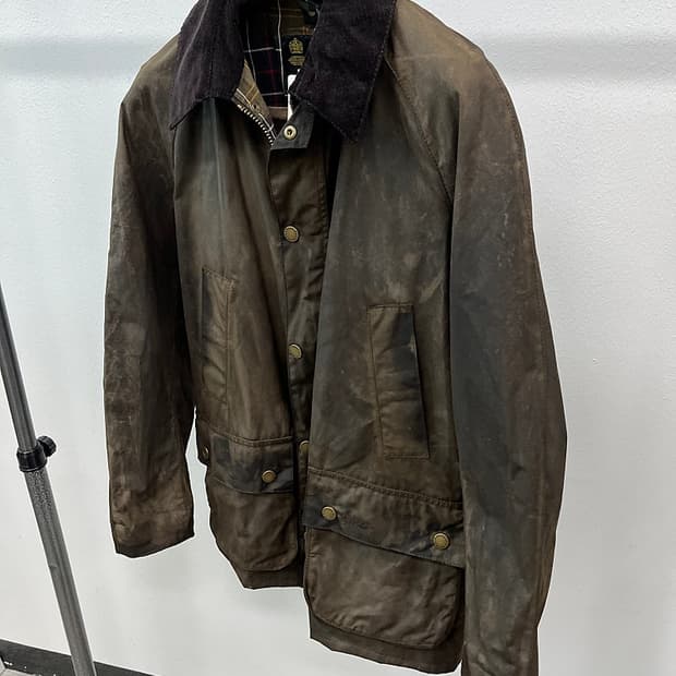 95) 바버 애쉬비 왁스자켓 