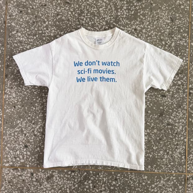 00s 인텔 메시지 티셔츠