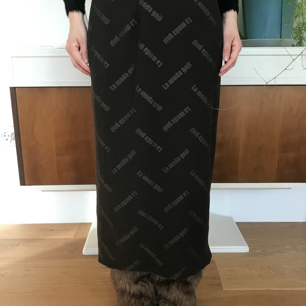 vintage slit skirt (29inch)
