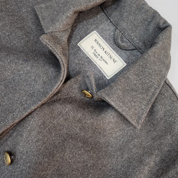 메종키츠네 울 여성자켓 