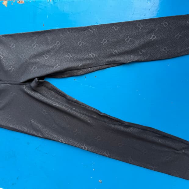 룰루레몬 패턴 레깅스 블랙 