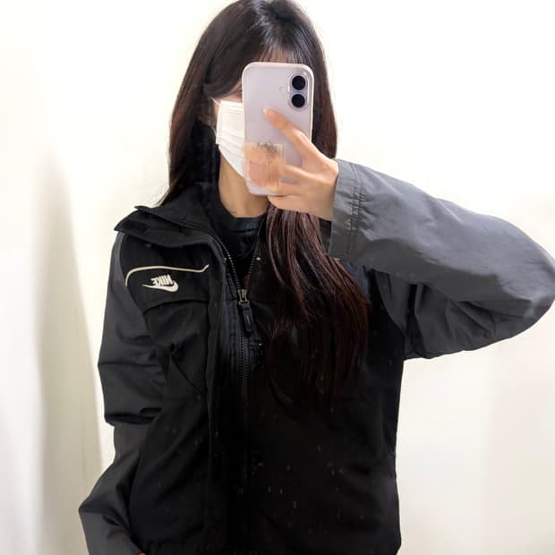 나이키 00s 백프린팅 희귀 바막재킷(m)국내유일 일본 빈티지