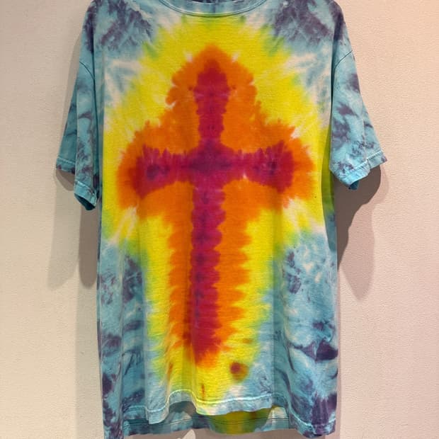90s Anvil USA Fabric Cross Graphic Tee