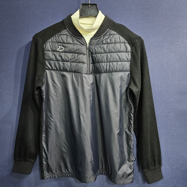 파리게이츠 블랙컬러 남성 슬림핏 100 골프 터틀넥 