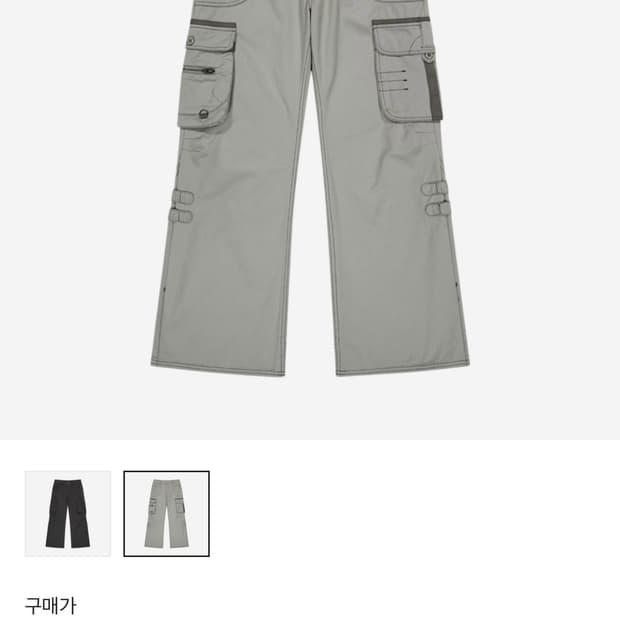구해요 ㅠ.ㅠ// 코이세이오 빅 포켓 카고 팬츠 라이트 카키 색상