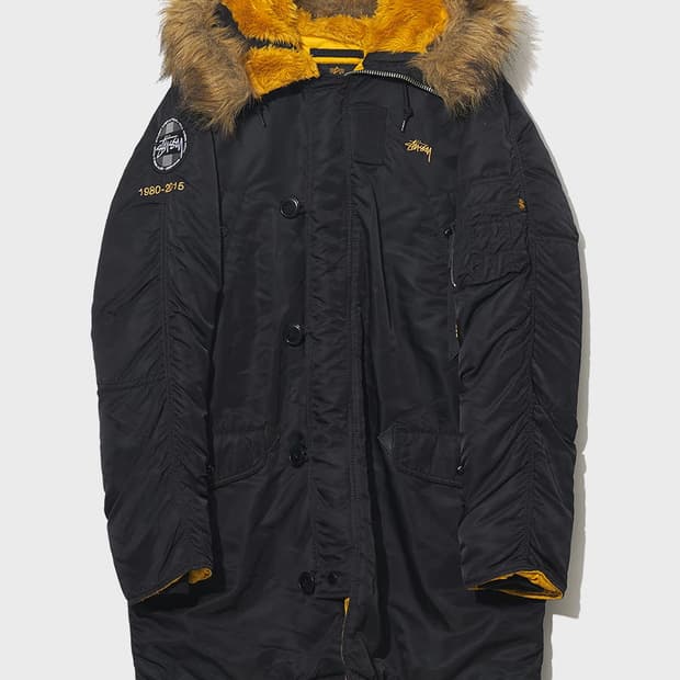 STUSSY X ALPHA INDUSTRIES padding jacket