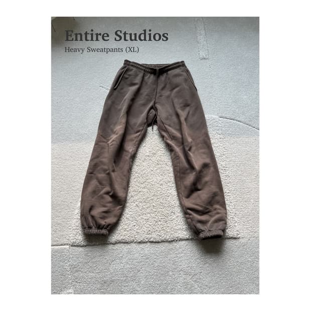 엔타이어스튜디오 헤비 스웻팬츠 (31-34)