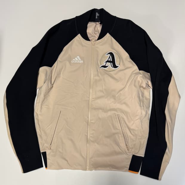 아디다스 에인졀스 바시티 집업 져지 자켓 L