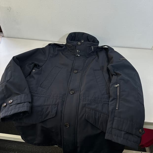 105 L-XL 빈폴 네이비 싱글 누빔점퍼