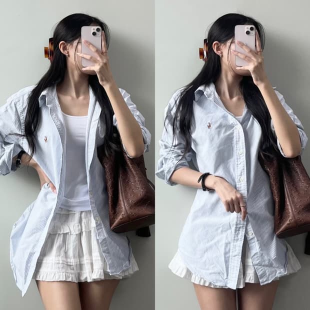 폴로 스트라이프 셔츠 