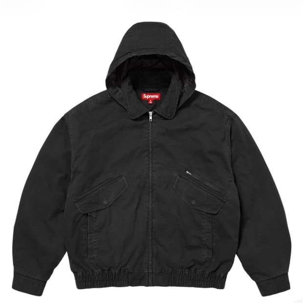슈프림 후드 유틸리티 자켓 블랙 - 25FW