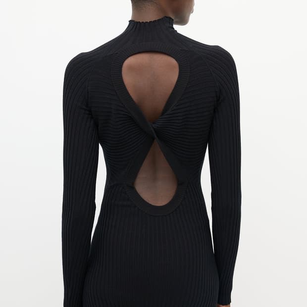 Dion Lee 백 트위스트 컷아웃 롱 드레스