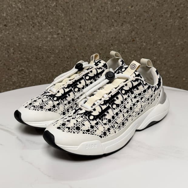 [42사이즈]디올 오블리크 B24 까나쥬 스니커즈