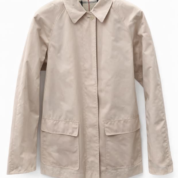 버버리 베이지 폴리에스터 코트