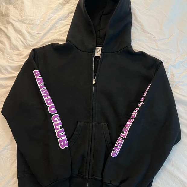 아킴보 클럽 프린팅 후드집업 M akimbo club