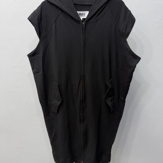 매장판정품) 메종마르지엘라 여성 오버핏 반팔 후드 집업 S