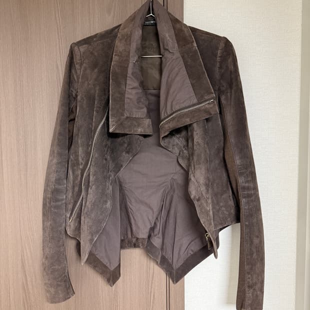 릭오웬스 꼬르소꼬모 스웨이드 자켓