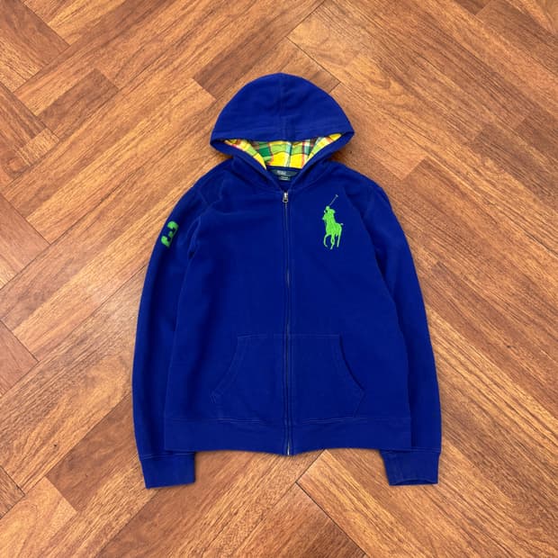95 폴로 랄프로렌 빅포니 후드 집업 