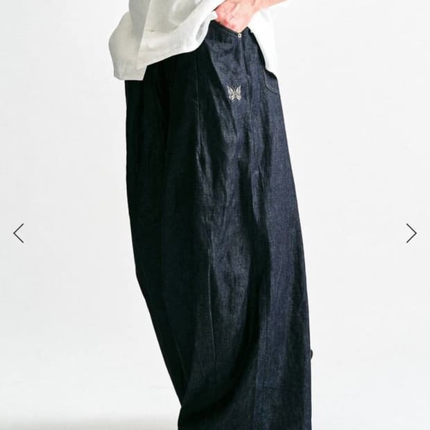 Needles H.D. 데님 6온스 버기 팬츠 417 EDIFICE XS