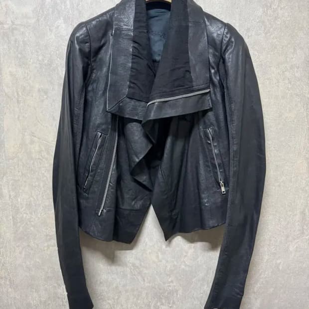 릭오웬스 가죽자켓