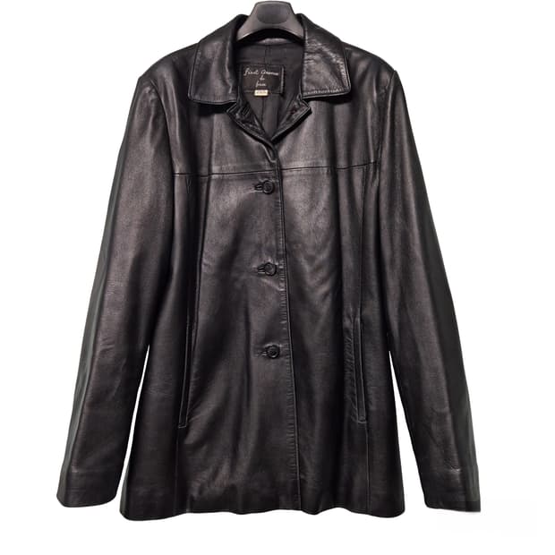 90's 빈티지 양가죽 레더 카코트